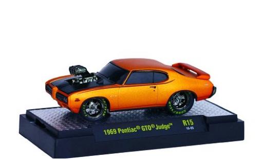 Diecast model cars Pontiac GTO The Judge matt-bronze/matt-black 1969 Ground Pounders 1/64 M2 Machines