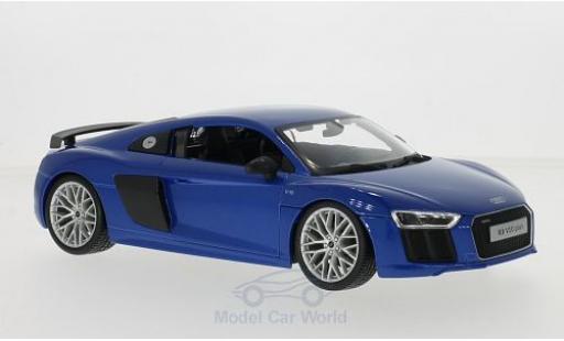 Diecast model cars Audi R8 v10 plus blue 1/18 Maisto