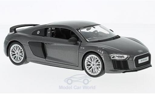 Diecast model cars Audi R8 v10 plus metallic grey 1/24 Maisto