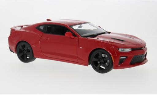 Diecast model cars Chevrolet Camaro SS red 2016 1/18 Maisto