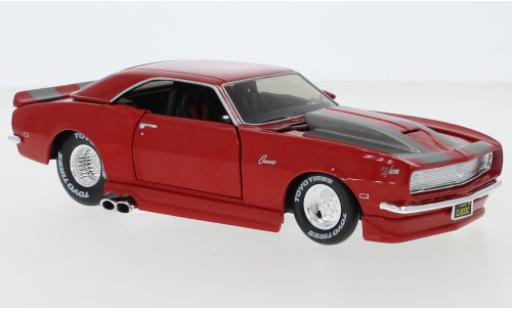 Diecast model cars Chevrolet Camaro Z28 Z/28 Tuning red/grey 1968 1/24 Maisto