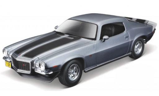 Diecast model cars Chevrolet Camaro Z28 grey/black 1971 1/18 Maisto