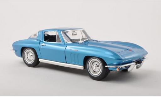 Diecast model cars Chevrolet Corvette Stingray Sting Ray metallic blue 1965 1/18 Maisto