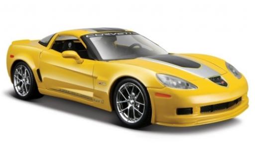 Diecast model cars Chevrolet Corvette Z06 GT1 yellow 2009 Commemorative Edition 1/24 Maisto