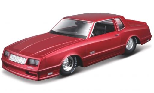 Diecast model cars Chevrolet Monte Carlo SS metallic red 1986 1/24 Maisto