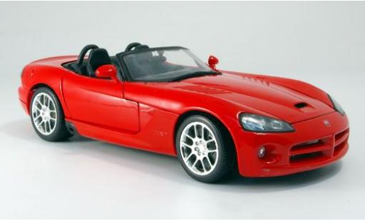 Diecast model cars Dodge Viper SRT 10 - red 2003 sans Vitrine 1/18 Maisto