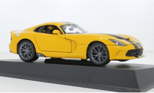 Diecast model cars Dodge Viper SRT GTS yellow 2013 1/18 Maisto