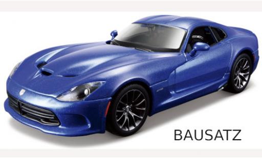 Diecast model cars Dodge Viper SRT GTS metallic blue 2013 Bausatz 1/24 Maisto