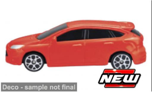 Diecast model cars Ford Focus ST orange 1/64 Maisto