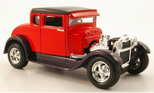 Diecast model cars Ford Model A Hot Rod red/black 1929 sans Vitrine 1/24 Maisto