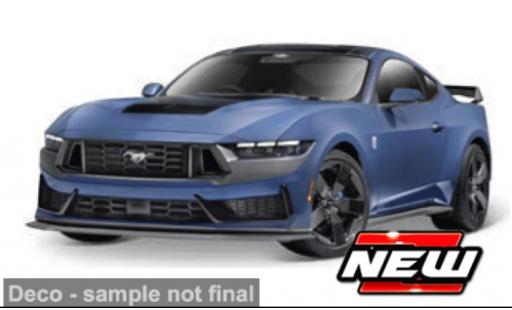 Diecast model cars Ford Mustang Dark Horse blue/black 2024 1/43 Maisto