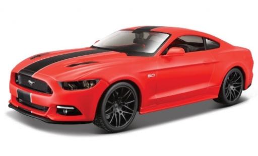 Diecast model cars Ford Mustang GT red/black 2015 1/24 Maisto