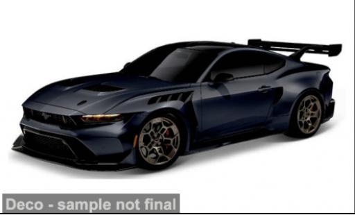 Diecast model cars Ford Mustang GTD black 2025 1/64 Maisto