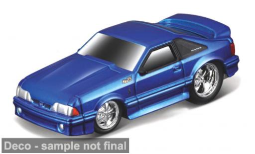Diecast model cars Ford Mustang SVT Cobra blue 1993 1/64 Maisto