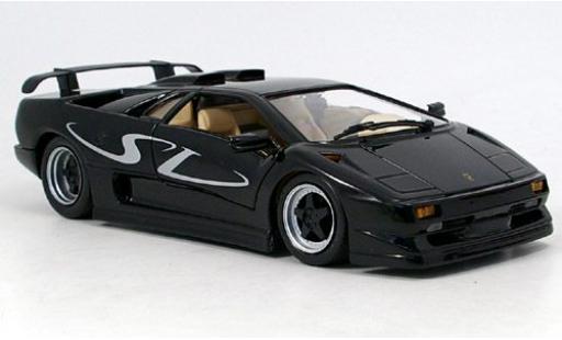 Diecast model cars Lamborghini Diablo SV black sans Vitrine 1/18 Maisto