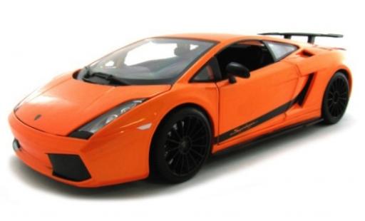 Diecast model cars Lamborghini Gallardo Superleggera Superlegerra metallic orange 2007 1/18 Maisto
