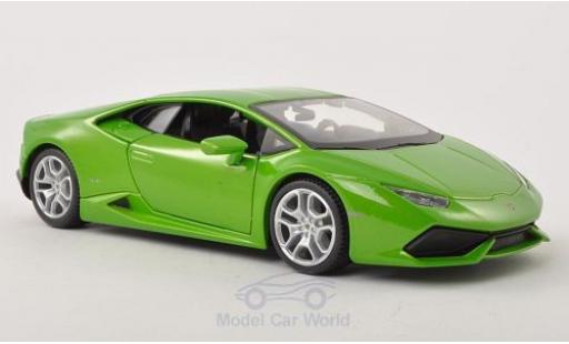 Diecast model cars Lamborghini Huracan LP 610-4 green 2014 1/24 Maisto