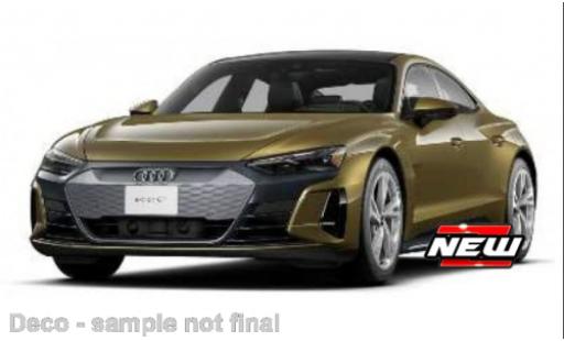 Diecast model cars Audi e-tron GT berline metallise green 2022 1/24 Maisto
