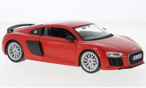 Diecast model cars Audi R8 v10 plus red 1/24 Maisto