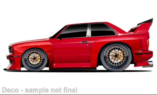 Diecast model cars Bmw M3 coupe (E30) red 1/64 Maisto