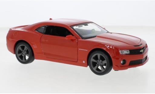 Diecast model cars Chevrolet Camaro SS RS orange 2010 1/24 Maisto