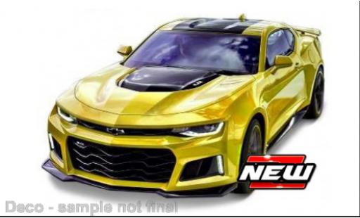 Diecast model cars Chevrolet Camaro ZL1 yellow/black 2017 1/24 Maisto