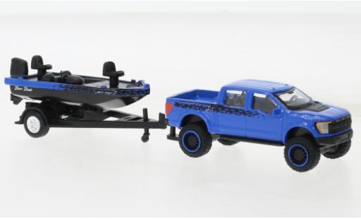 Diecast model cars Ford F-150 Raptor 50 SVT blue/black 2021 1/64 Maisto