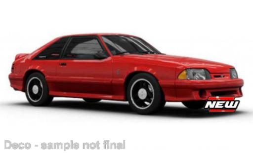 Diecast model cars Ford Mustang SVT Cobra red 1993 1/24 Maisto