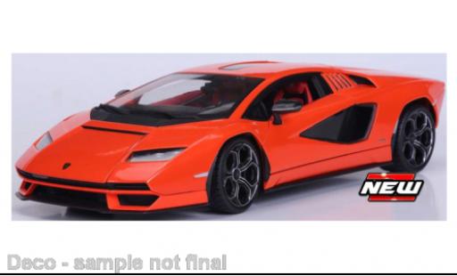Diecast model cars Lamborghini Countach LPI 800-4 orange 2021 1/18 Maisto