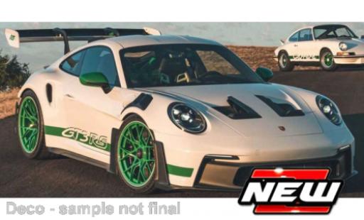 Diecast model cars Porsche 911 GT3 R S white/vert 1/24 Maisto