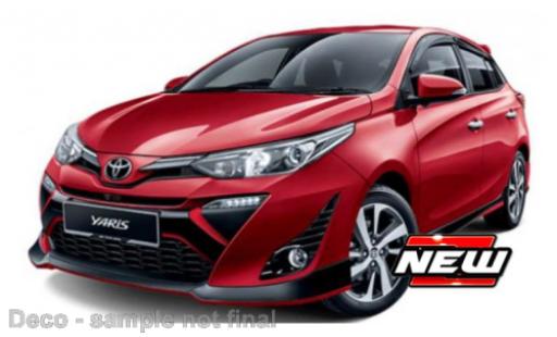 Diecast model cars Toyota Yaris GR red 2021 1/24 Maisto
