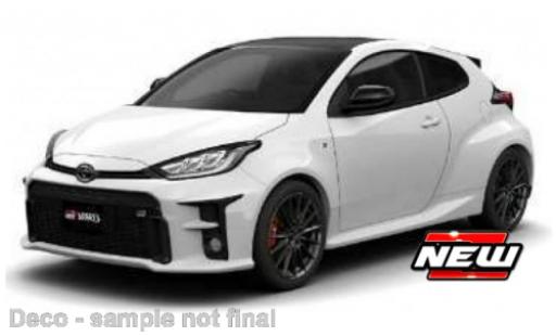 Diecast model cars Toyota Yaris GR white 2021 1/24 Maisto