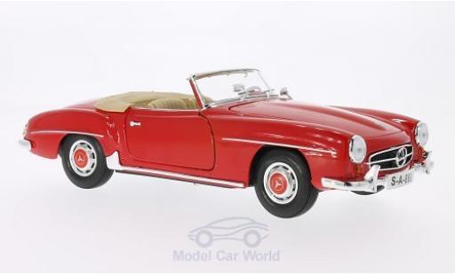 Diecast model cars Mercedes 190 Base red 1955 1/18 Maisto