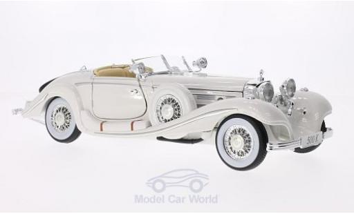 Diecast model cars Mercedes 500 Roadster K type Spezial- white Maharadjah 1936 1/18 Maisto