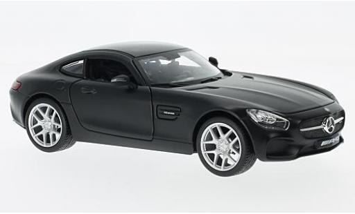 Diecast model cars Mercedes AMG GT Base matt-black 1/24 Maisto