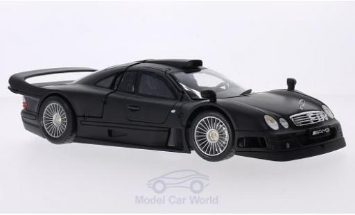 Diecast model cars Mercedes CLK GTR matt-black Street Version 1/18 Maisto