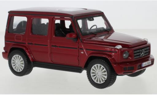 Diecast model cars Mercedes Classe G AMG metallic red 2019 1/24 Maisto
