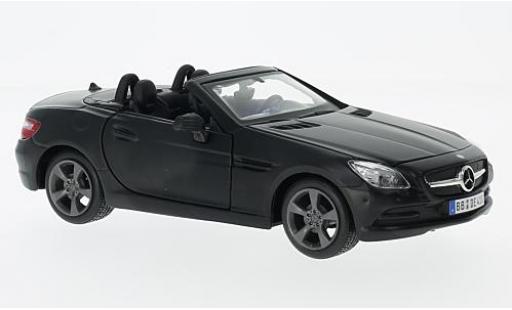 Diecast model cars Mercedes SLK Base SLK-Klasse (R172) matt-black 2011 1/24 Maisto