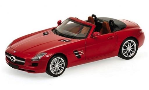 Diecast model cars Mercedes SLS Roadster AMG red 2010 1/24 Maisto
