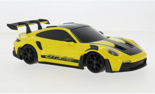 Diecast model cars Porsche 911 GT3 RS yellow/black 1/24 Maisto