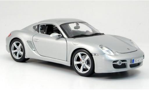 Diecast model cars Porsche 718 S grey sans Vitrine 1/18 Maisto