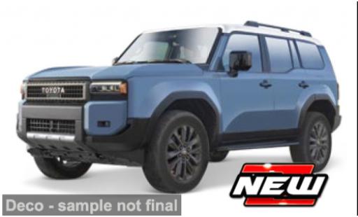 Diecast model cars Toyota Land Cruiser Base blue 2024 1/43 Maisto