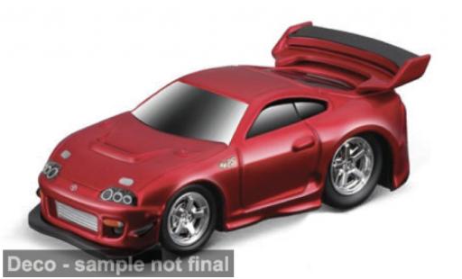 Diecast model cars Toyota Supra Base red 1995 1/64 Maisto