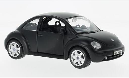 Diecast model cars Volkswagen New Beetle Base matt-black l'&Atilde;&copy;ce sans Vitrine 1/24 Maisto