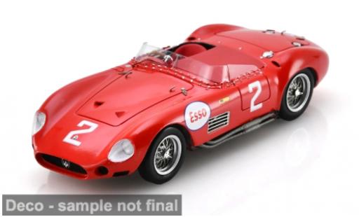 Diecast model cars Maserati 300 S rot 1957 Esso #2 J.M.Fangio 1/43 Spark