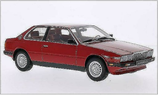 Maserati Biturbo Coupe 1/18 Minichamps red 1982 diecast model cars