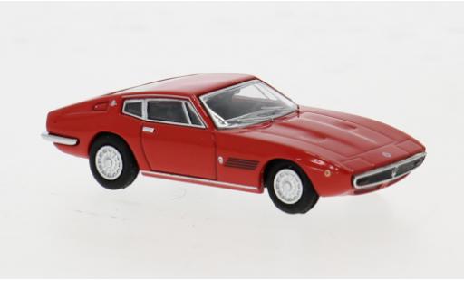 Diecast model cars Maserati Ghibli coupe red 1/87 Minichamps