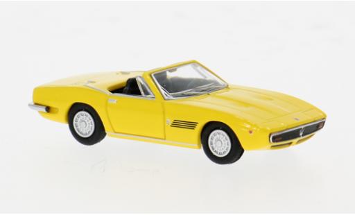 Diecast model cars Maserati Ghibli spyder yellow 1/87 Minichamps