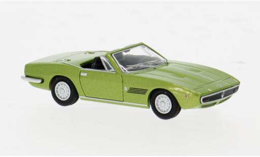 Diecast model cars Maserati Ghibli spyder green 1/87 Minichamps
