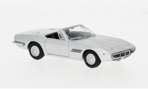 Diecast model cars Maserati Ghibli spyder silver 1969 1/87 Minichamps